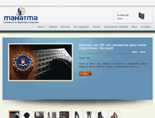 Tablet Screenshot of mahatma.com.mx